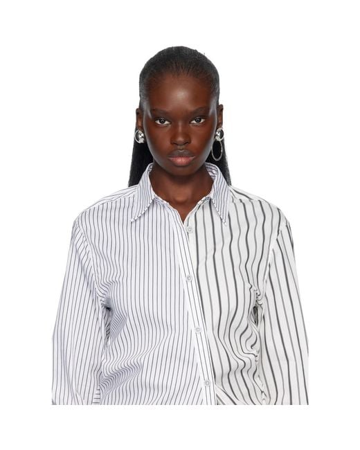 Justine Clenquet White Edie Earrings