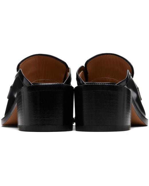 Maison Margiela Black Tabi City Loafer Mules