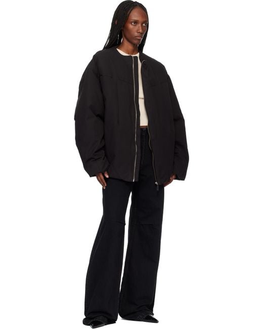 Entire studios Black Pod Puffer Down Jacket