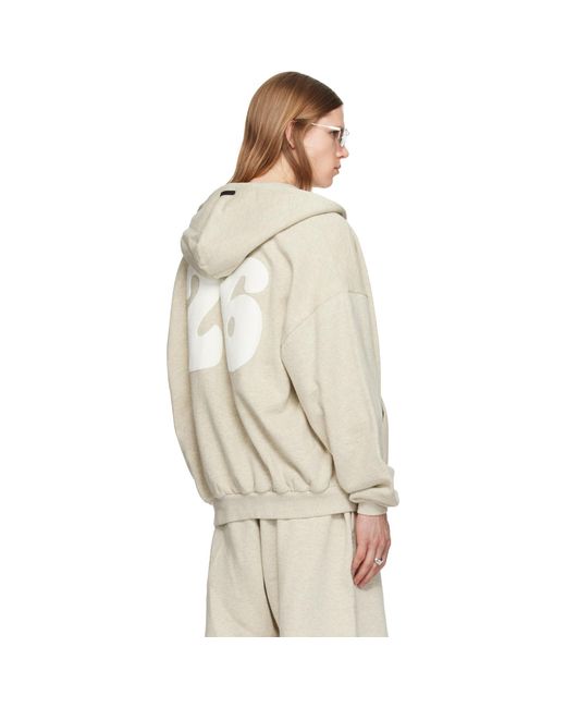Fear Of God Natural 90's Zip-Up Hoodie for men