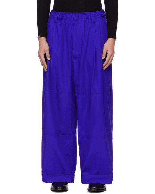 MERYLL ROGGE Blue Drawstring Trousers for men