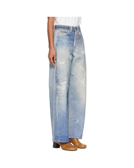 Our Legacy Blue Full Cut Jeans