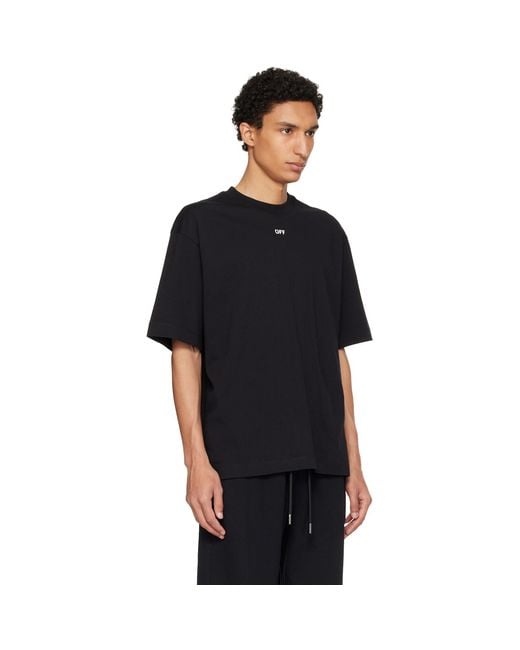 Off-White c/o Virgil Abloh Black Chain Arrow Skate T-Shirt for men