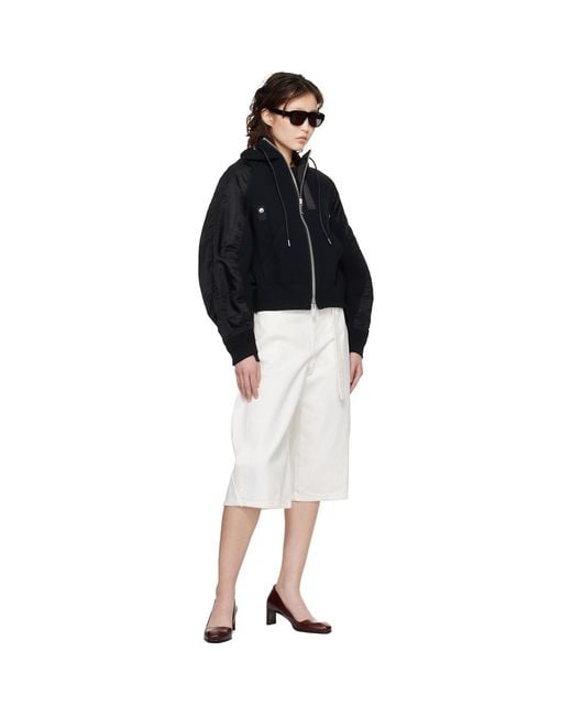Sacai Blue Sponge Sweat Hoodie