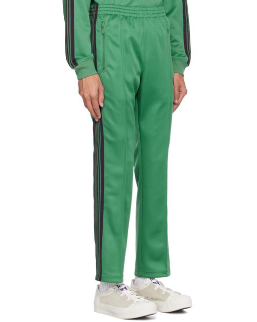 Needles Green Narrow Sweatpants for men