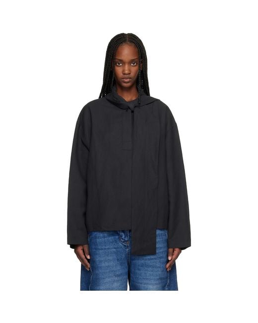 Studio Nicholson Blue Colt Blouse