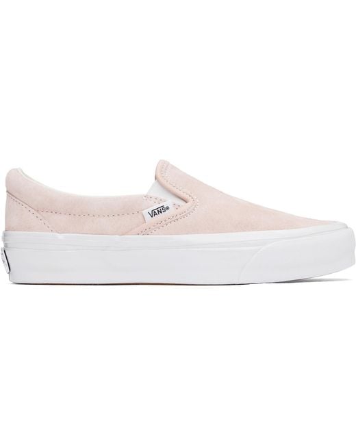 Vans Black Lx Classic Slip-On 98 Sneakers