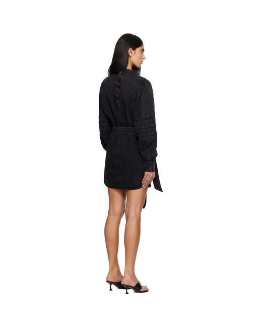 Isabel Marant Black Moe Minidress