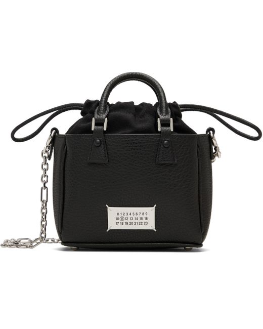 Maison Margiela レディース ブラック マイクロ 5Ac Horizontal トート