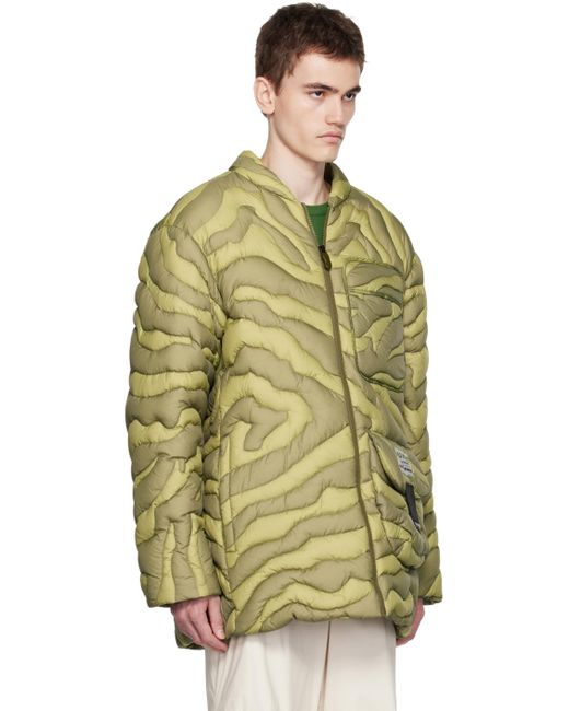 Moncler Genius Moncler X Salehe Bembury Green Peano Down Jacket