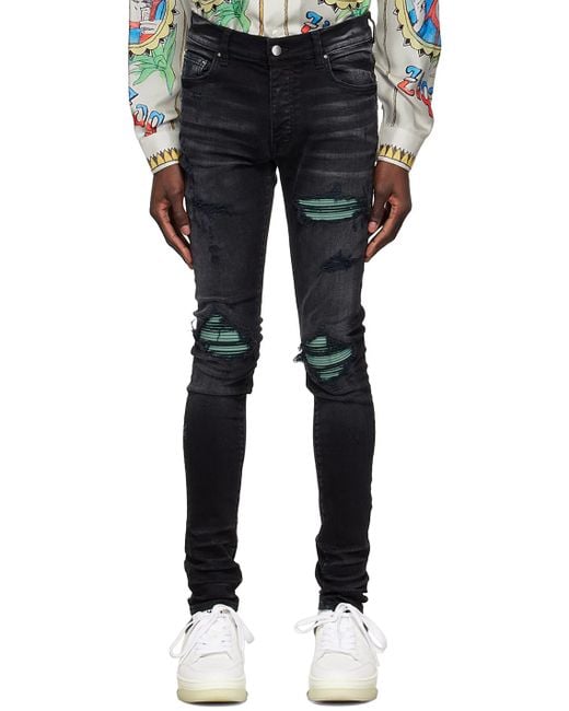 Amiri Ultra Suede Mx1 Jeans in Black for Men | Lyst UK
