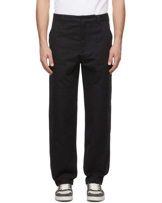 Axel Arigato Cotton Iron Trousers in Black for Men | Lyst