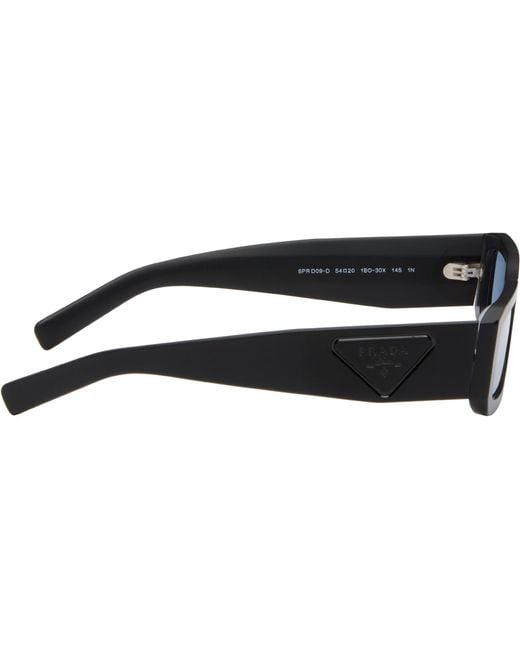 Prada Blue Rectangular Sunglasses