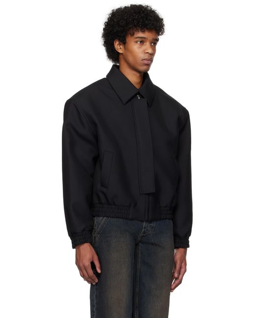 Fax Copy Express Zip Shoulder Jacket in Black for Men | Lyst UK