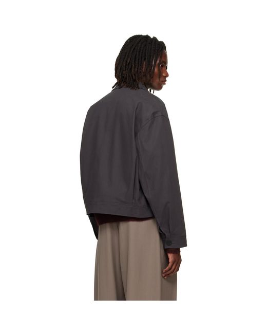 Studio Nicholson Black Drey Jacket for men