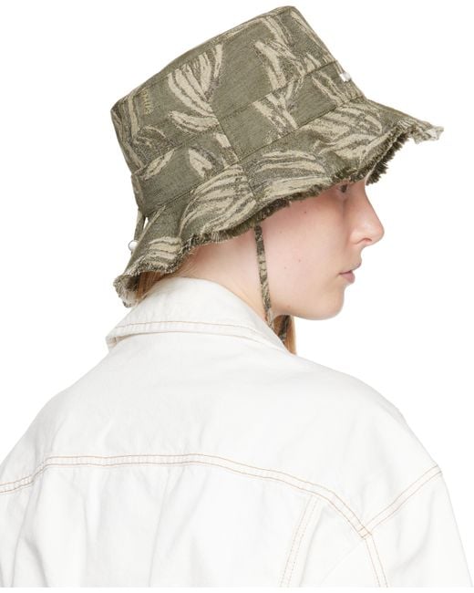 Jacquemus カーキ 'The Artichaut' バケットハット Natural