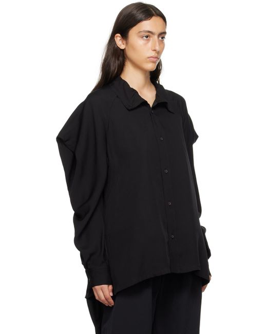 Issey Miyake Black Canopy Shirt