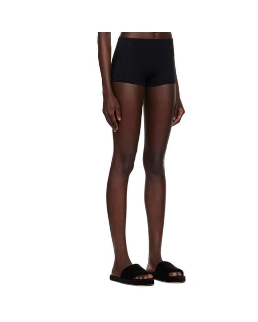 ÉTERNE Black High Waisted Boy Shorts
