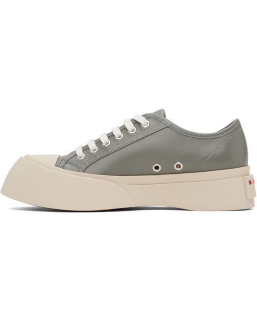 Marni Black Nappa Leather Pablo Sneakers for men