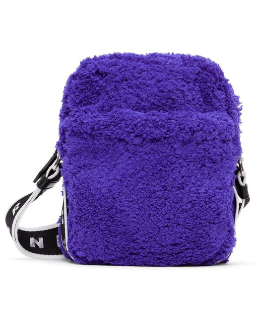 Marni Purple Blue Terry Bag for men