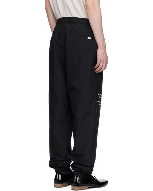(w)taps Black Spst2002 Lounge Pants for men
