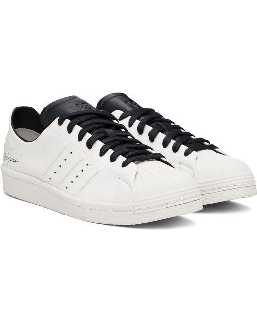 Y-3 Black Superstar Sneakers for men