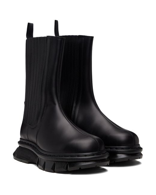 Dr. Martens Black 14Xx Qubist Chelsea Boots