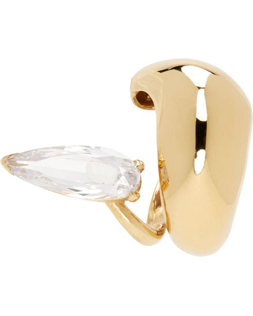 ALAN CROCETTI Black Mini Blown Sharp Alien Ear Cuff for men