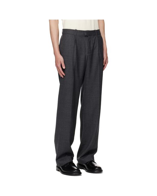 Our Legacy Black Slack Trousers for men