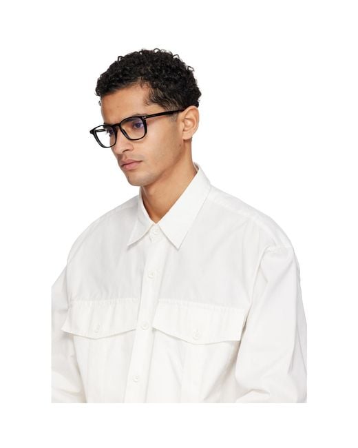 Tom Ford Black Square Glasses for men