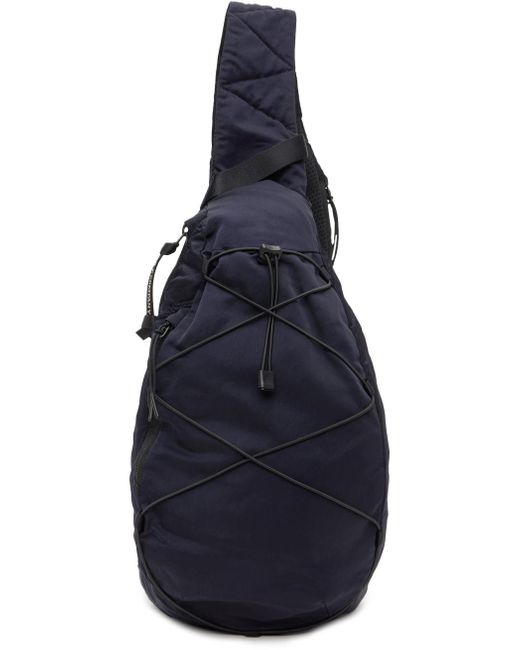 C P Company Blue Nylon B Crossbody Bag for men