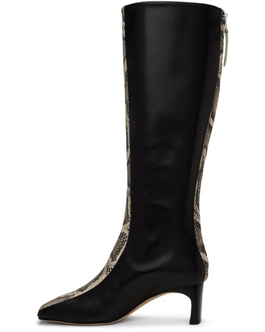 Aeyde Black Off- Morgane Boots