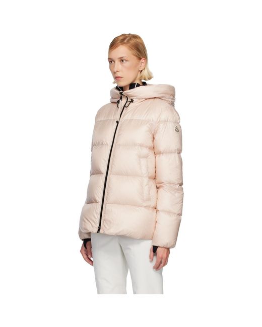 Moncler Natural Serittes Hooded Short Down Jacket