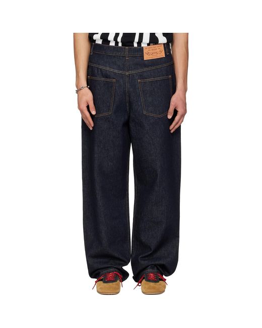 Moschino Blue Four-Pocket Jeans for men