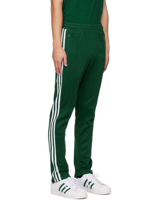 adidas Originals Green Adicolor Classics Beckenbauer Track Pants for Men |  Lyst