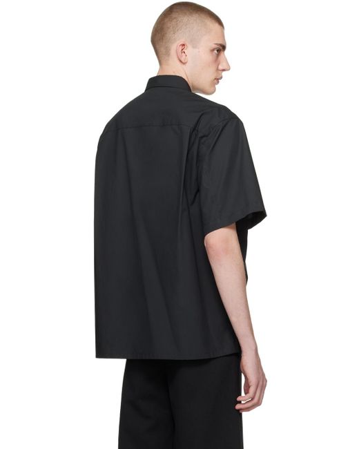 Undercover Black Patch Pocket Shirt for men