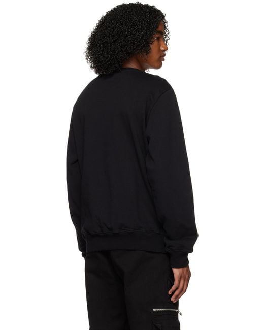 Han Kjobenhavn Black Printed Sweatshirt for men