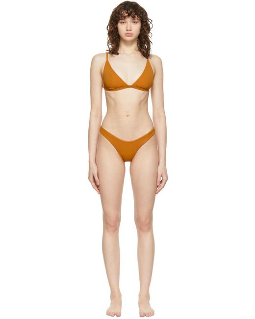 Bikini leila jaune Haight en coloris Multicolor