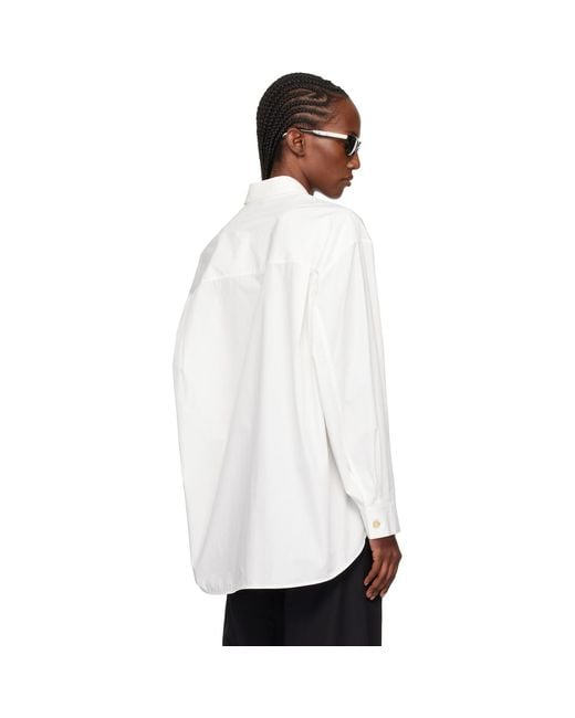 Khaite White Goya Shirt