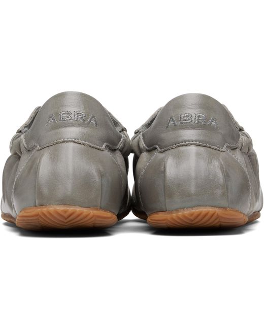 Baskets De Style Ballerine Grises En Cuir Abra pour homme en coloris Black