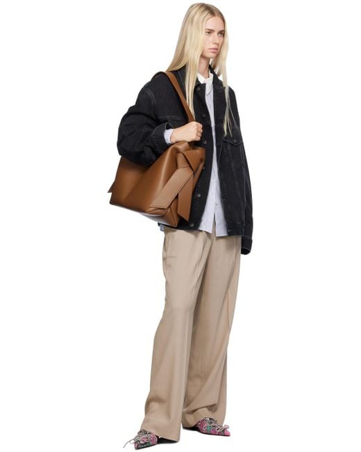 Acne ブラック オーバーサイズ デニムジャケット Black