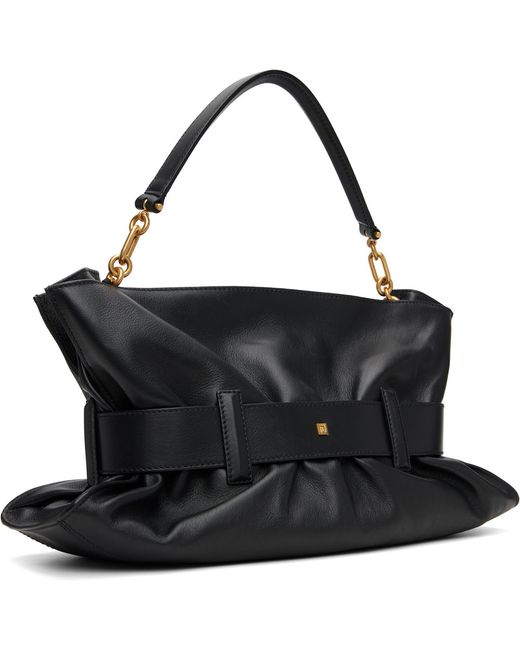 Balmain Black Medium Anthem Bag