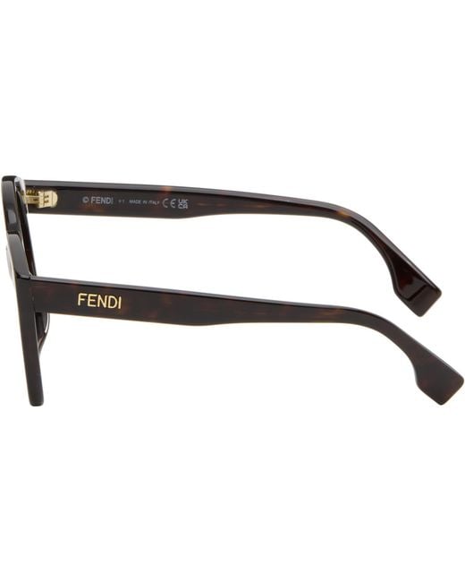 Fendi Black Lettering Sunglasses
