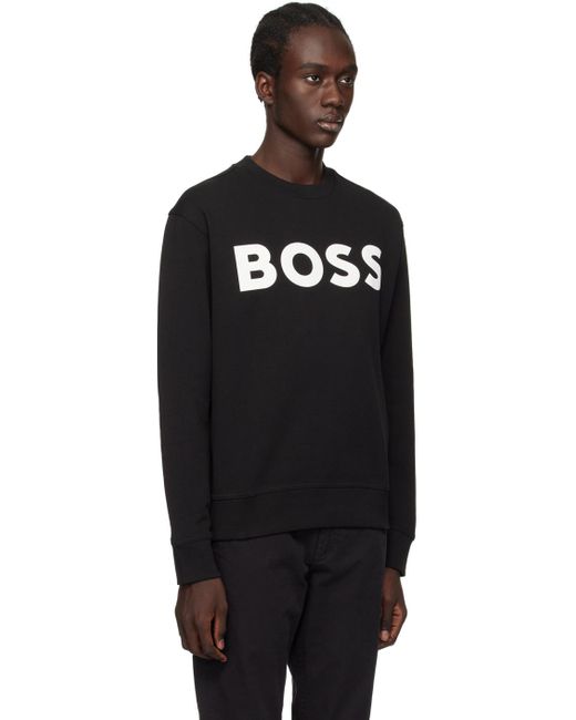 Boss Black Bonded Sweatshirt for men