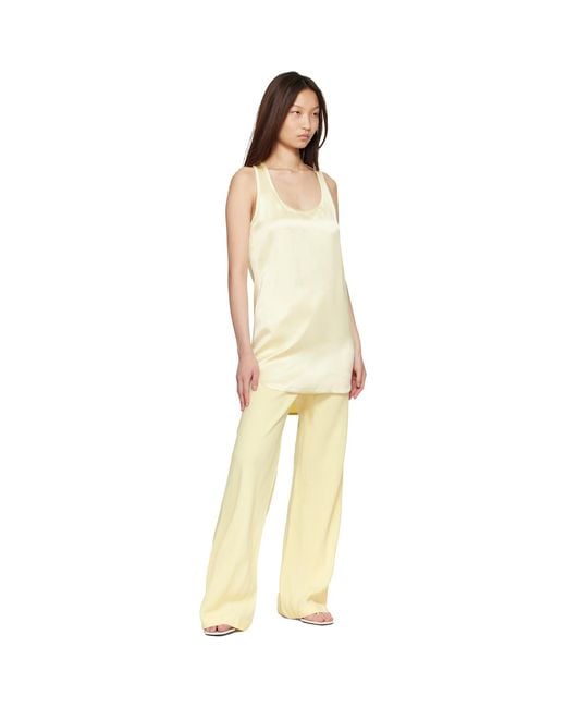 Wardrobe NYC Natural Liquid Tank Top