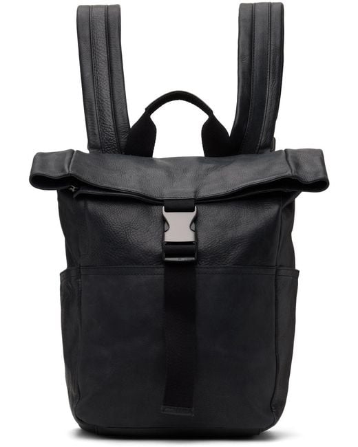 Officine Creative Black Equipage 001 Backpack for men