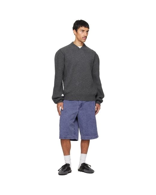 Marni Black Softy Soccer Slip-On Sneakers for men