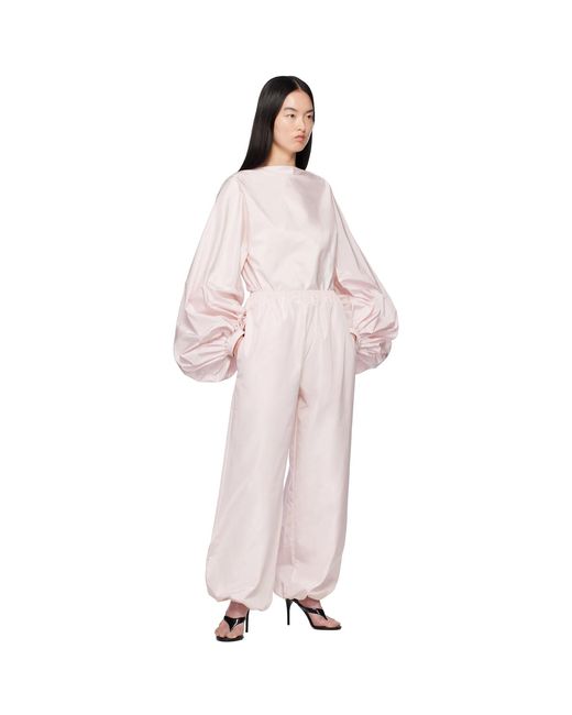 Alaïa Pink Balloon Trousers