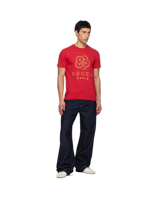 KENZO Paris 'Boke Flower' Embroidered T-Shirt for men