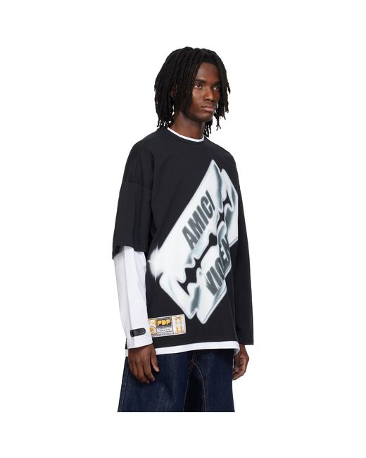 PDF Black T-Shirt for men